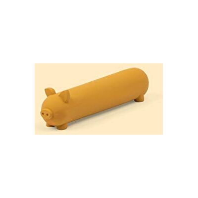 United DF0963GL Pigs Wursty Latex Dog Toy 0.13 kg, Mustard Brown United DF0963GL Pigs Wursty Latex Dog Toy 0.13 kg, Mustard Brown