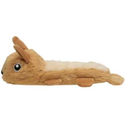 JACK AND VANILLA , Soft and realistic rabbit plush toy for dogs and cats, ideal for play and comfort, lightweight, machine washable, 24 cm, beige, for all breeds JACK AND VANILLA , Soft and realistic rabbit plush toy for dogs and cats, ideal for play and comfort, lightweight, machine washable, 24 cm, beige, for all breeds