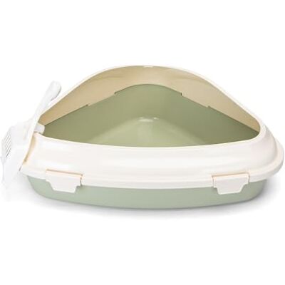 Patapalooza Cat litter box with shovel, compact design, easy cleaning, durable material, ideal for maintaining hygiene and comfort of your pet. Patapalooza Cat litter box with shovel, compact design, easy cleaning, durable material, ideal for maintaining hygiene and comfort of your pet.