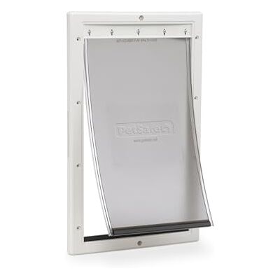 PetSafe Large Plastic Dog Cat Door Easy Install Pet Up To 45kg PetSafe Large Plastic Dog Cat Door Easy Install Pet Up To 45kg