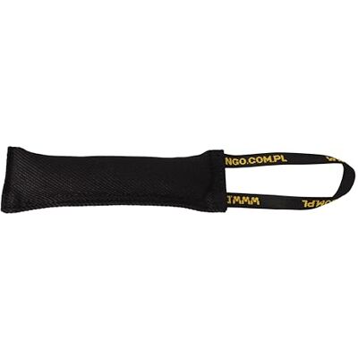 Dingo Waldemar Rutkowski Nylcot Dog Toy – Durable Bite Tug with Sturdy Handle for Training, Tug of War, Retrieval & Play – Handmade, 28 cm, Black (Z30048) Dingo Waldemar Rutkowski Nylcot Dog Toy – Durable Bite Tug with Sturdy Handle for Training, Tug of War, Retrieval & Play – Handmade, 28 cm, Black (Z30048)