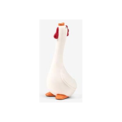 United Chick'n Fun Pino Dog Toy, White United Chick'n Fun Pino Dog Toy, White