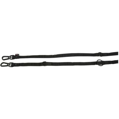 JACK AND VANILLA , Training Lead for Dogs, Comfort Tube Model Nylon, Black, Size 20 mm x 200 cm JACK AND VANILLA , Training Lead for Dogs, Comfort Tube Model Nylon, Black, Size 20 mm x 200 cm