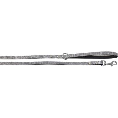 JACK AND VANILLA , Dog Lead, Monaco Model, SnakeSilver, Size 10 mm x 100 cm JACK AND VANILLA , Dog Lead, Monaco Model, SnakeSilver, Size 10 mm x 100 cm