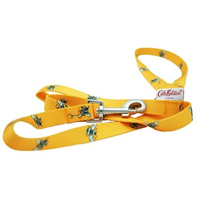 Pet Brands Cath Kidston Small Dog Lead, Bee Print Leather Dog Leash, Yellow Pet Brands Cath Kidston Small Dog Lead, Bee Print Leather Dog Leash, Yellow