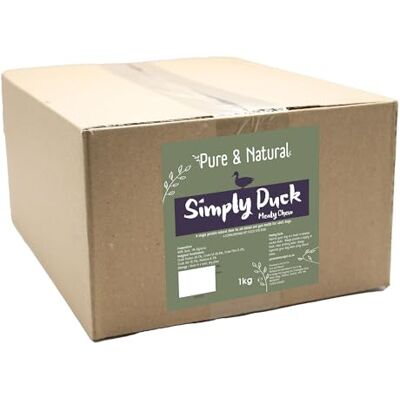 Pure Simply Duck Meaty Sticks Natural Duck Chews for Dogs, Grain-Free, Low Fat, Healthy Dog Treats 1kg Bulk Box Pure Simply Duck Meaty Sticks Natural Duck Chews for Dogs, Grain-Free, Low Fat, Healthy Dog Treats 1kg Bulk Box