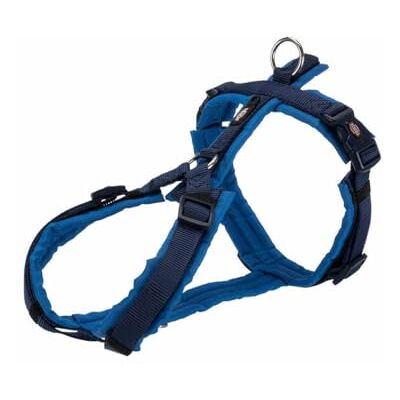 TRIXIE New Premium Trekking Harness, S M: 44-53 cm/20 mm, Indigo/Cobalt Blue, Dog TRIXIE New Premium Trekking Harness, S M: 44-53 cm/20 mm, Indigo/Cobalt Blue, Dog
