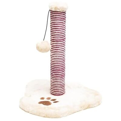 AQPET Scratching Post for Cats, Tree Play Cats with Ball, 39 cm, Beige AQPET Scratching Post for Cats, Tree Play Cats with Ball, 39 cm, Beige