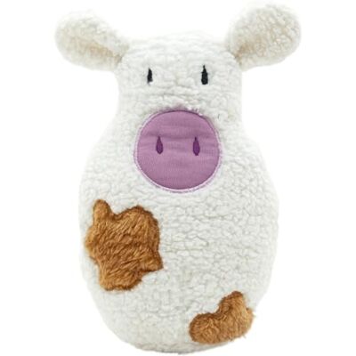 JACK AND VANILLA , Interactive Dog Toy, Mommy Cow Shape, M, Realistic and Colourful Design, Durable and Easy to Clean, Ideal for Small and Medium Breeds, 22 cm, Barnyard Model JACK AND VANILLA , Interactive Dog Toy, Mommy Cow Shape, M, Realistic and Colourful Design, Durable and Easy to Clean, Ideal for Small and Medium Breeds, 22 cm, Barnyard Model
