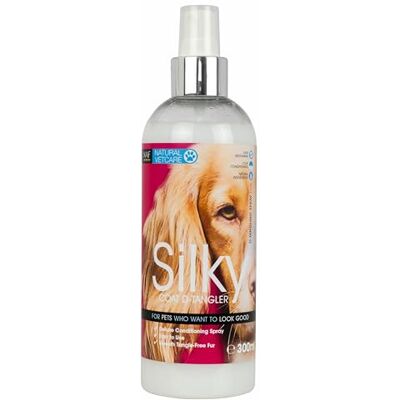 NAF Natural VetCare Silky Detangling & Conditioning Spray for Dogs 300ml Leave-In Grooming Spray, Softens, Smooths & Conditions Coat Reduces Knots & Tangles for Easy Brushing NAF Natural VetCare Silky Detangling & Conditioning Spray for Dogs 300ml Leave-In Grooming Spray, Softens, Smooths & Conditions Coat Reduces Knots & Tangles for Easy Brushing