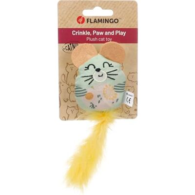 Flamingo TOY GRALI MOUSE GREEN 6,6x3x16CM Flamingo TOY GRALI MOUSE GREEN 6,6x3x16CM