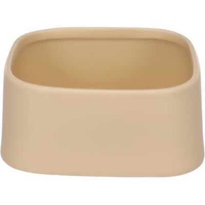 Flamingo FEEDING AND DRINKING BOWL ZARA SQUARE BEIGE 15x15x6CM 900ML Flamingo FEEDING AND DRINKING BOWL ZARA SQUARE BEIGE 15x15x6CM 900ML