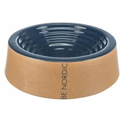 Trixie Be Nordic Bowl, Ceramic, 0.8 L 25 cm, Dark Blue and Beige Trixie Be Nordic Bowl, Ceramic, 0.8 L 25 cm, Dark Blue and Beige