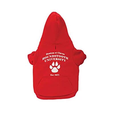 Ancol Uni Paw Print Logo Dog Hoodie Stylish Insulated University Design Hoodie for Bold Intelligent Dogs 50cm Length 52-68cm Girth/Large Ancol Uni Paw Print Logo Dog Hoodie Stylish Insulated University Design Hoodie for Bold Intelligent Dogs 50cm Length 52-68cm Girth/Large