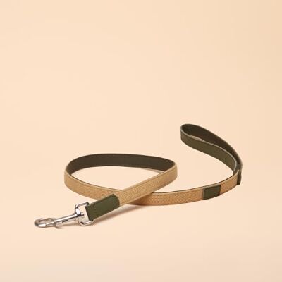 Rosewood x Joules Khaki Dog Lead – Durable Leather and Webbing Detail, Stylish Design with Brushed Metal Clip, Premium Pet Accessory Rosewood x Joules Khaki Dog Lead – Durable Leather and Webbing Detail, Stylish Design with Brushed Metal Clip, Premium Pet Accessory