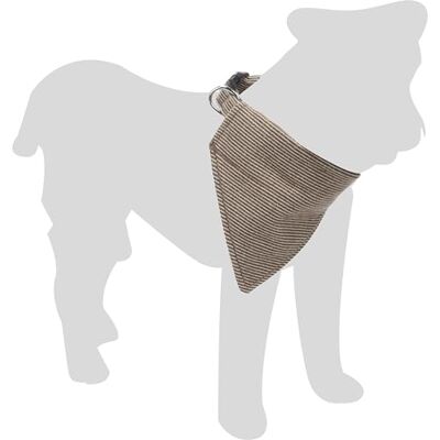 Flamingo Dog Collar with bandana Herbert Light brown XS 25-40cm 15mm Flamingo Dog Collar with bandana Herbert Light brown XS 25-40cm 15mm