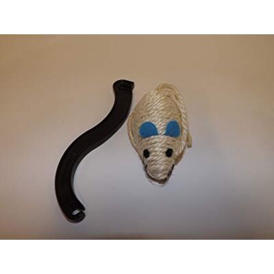 Katkabin Sisal Mouse and Hanger, One Size Katkabin Sisal Mouse and Hanger, One Size