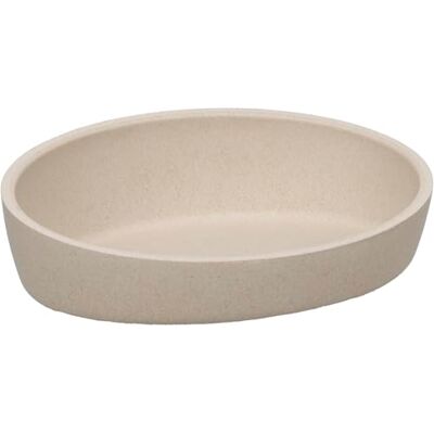 Flamingo FEEDING BOWL KAUNIS OVAL BEIGE 16CM 270ML Flamingo FEEDING BOWL KAUNIS OVAL BEIGE 16CM 270ML