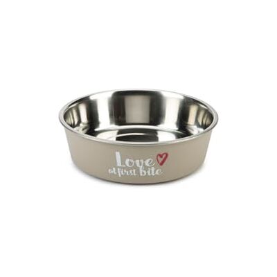 Beeztes Beeztees K&Bz Bz Ss Dog Bowl First Bite Grey Beeztes Beeztees K&Bz Bz Ss Dog Bowl First Bite Grey