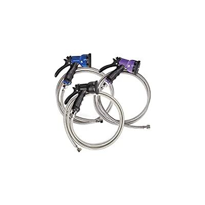 Master Equipment 6-in-1 Spray Hoses — Versatile, Brightly Colored Hoses for Use in Pet Grooming Shops 60", Blue Master Equipment 6-in-1 Spray Hoses — Versatile, Brightly Colored Hoses for Use in Pet Grooming Shops 60", Blue