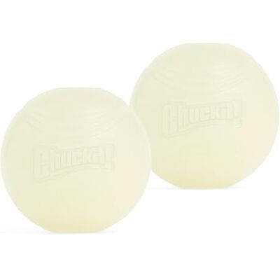 Chuckit! Chuckit Max Glow Ball Medium 2 pack 6 cm dog toy 1 piece Chuckit! Chuckit Max Glow Ball Medium 2 pack 6 cm dog toy 1 piece
