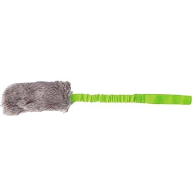 Dingo Waldemar Rutkowski DINGO Fleece Dog Toy Bungee Handle Squeaky Chaser 55 cm Green, 15584-2 Dingo Waldemar Rutkowski DINGO Fleece Dog Toy Bungee Handle Squeaky Chaser 55 cm Green, 15584-2