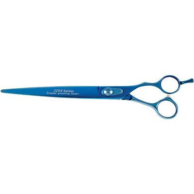 Master Grooming Tools 5200 Blue Titanium Shears — High-Performance Shears for Grooming Dogs Straight, 8½ Master Grooming Tools 5200 Blue Titanium Shears — High-Performance Shears for Grooming Dogs Straight, 8½