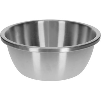 Kerbl Stainless Steel Feeding Bowl - 5.5L - 30cm - Stall Use Kerbl Stainless Steel Feeding Bowl - 5.5L - 30cm - Stall Use