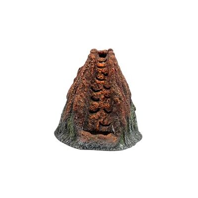 CLASSIC Volcano Aquarium Ornament with LED Lighting & Airstone – Bubbling Fish Tank Decoration – 185x180x177mm CLASSIC Volcano Aquarium Ornament with LED Lighting & Airstone – Bubbling Fish Tank Decoration – 185x180x177mm