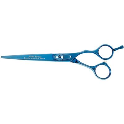Master Grooming Tools 5200 Blue Titanium Shears — High-Performance Shears for Grooming Dogs Straight, 6½ Master Grooming Tools 5200 Blue Titanium Shears — High-Performance Shears for Grooming Dogs Straight, 6½