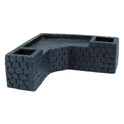 CLASSIC Swim Through Under Gravel Aquarium Corner Shelf Small Black 143 x 140 x 50 mm Natural Rock-Look Fish Tank Ornament Safe Resin Decoration for Freshwater Aquariums CLASSIC Swim Through Under Gravel Aquarium Corner Shelf Small Black 143 x 140 x 50 mm Natural Rock-Look Fish Tank Ornament Safe Resin Decoration for Freshwater Aquariums