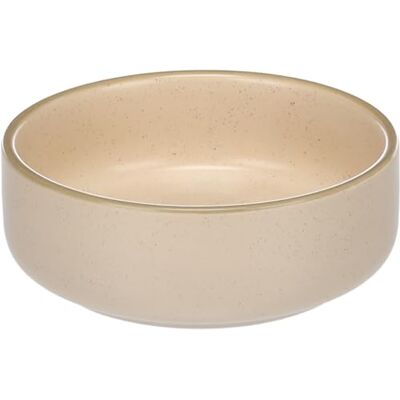 Flamingo FEEDING AND DRINKING BOWL LADO ROUND BEIGE 12,5x4,5CM 350ML Flamingo FEEDING AND DRINKING BOWL LADO ROUND BEIGE 12,5x4,5CM 350ML
