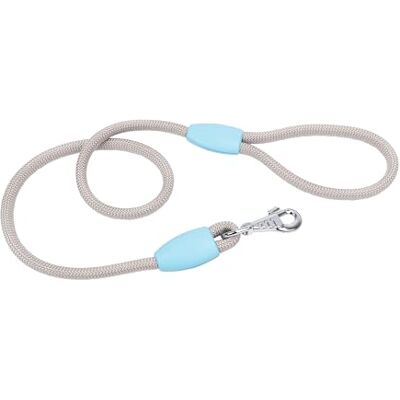 Ferplast SPORT Dog Lead, in Nylon Cord with Metal Snap Hook, Handle for Safe Control, Length 120 cm, Thickness 13 mm, Grey Ferplast SPORT Dog Lead, in Nylon Cord with Metal Snap Hook, Handle for Safe Control, Length 120 cm, Thickness 13 mm, Grey