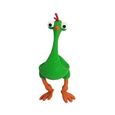 United Chick and Fun Jane Dog Toy, Green United Chick and Fun Jane Dog Toy, Green