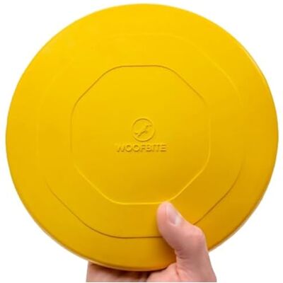 WoofBite Super Durable Dog Air Disc Tough, Strong Chew & Fetch Toy for Power, Extreme, Aggressive Chewers Heavy Duty Natural Rubber Medium/Large Dogs WoofBite Super Durable Dog Air Disc Tough, Strong Chew & Fetch Toy for Power, Extreme, Aggressive Chewers Heavy Duty Natural Rubber Medium/Large Dogs