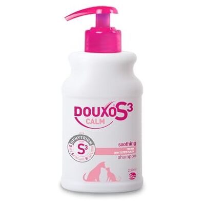 Douxo S3 CALM Shampoo, Vet-Recommended Itch Relief for Dogs and Cats, Soothes Sensitive Skin, Hypoallergenic Fragrance, Hydrates and Restores Skin Barrier, 200ml Douxo S3 CALM Shampoo, Vet-Recommended Itch Relief for Dogs and Cats, Soothes Sensitive Skin, Hypoallergenic Fragrance, Hydrates and Restores Skin Barrier, 200ml