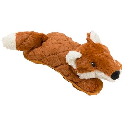 House of Paws Quilted Plush Fox Dog Toy Durable Plush and Crinkle Material House of Paws Quilted Plush Fox Dog Toy Durable Plush and Crinkle Material