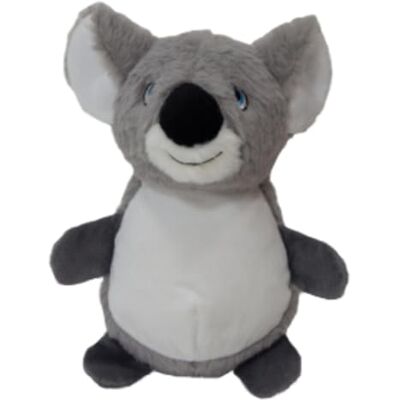 JACK AND VANILLA , Koala Cuddly Toy with Squeeker for Dogs and Cats, Soft and Durable, Ideal for Playing and Cuddling, 18 cm, Multi-Colour, for All Breeds JACK AND VANILLA , Koala Cuddly Toy with Squeeker for Dogs and Cats, Soft and Durable, Ideal for Playing and Cuddling, 18 cm, Multi-Colour, for All Breeds