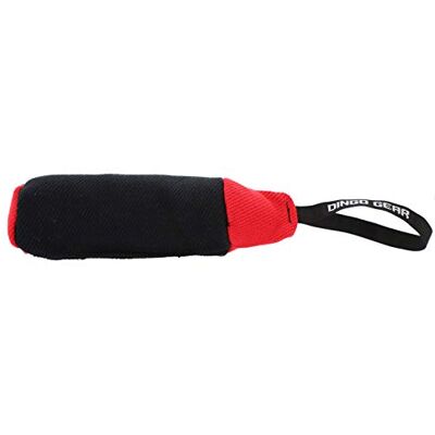 DINGO GEAR WWW.DINGOGEAR.COM 1977 DINGO GEAR Professional Tug Toy Strong Handle for Heavy Duty Training IGP Dog Sports Play Hand Sewn French Material Dog Roller Rope 41 x 8 cm Black and Red S02783 DINGO GEAR WWW.DINGOGEAR.COM 1977 DINGO GEAR Professional Tug Toy Strong Handle for Heavy Duty Training IGP Dog Sports Play Hand Sewn French Material Dog Roller Rope 41 x 8 cm Black and Red S02783
