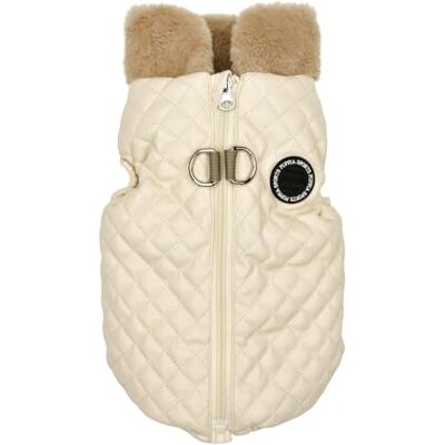Puppia DIA QUILTED VEST JUMPER Dog coat Beige S Puppia DIA QUILTED VEST JUMPER Dog coat Beige S