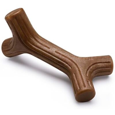 Benebone Stick Dog Chew Toy for Aggressive Chewers, Long Lasting Tough Boredom Breaker for Dogs, REAL Bacon Flavour, For Giant Dog Breeds, Made in the USA Benebone Stick Dog Chew Toy for Aggressive Chewers, Long Lasting Tough Boredom Breaker for Dogs, REAL Bacon Flavour, For Giant Dog Breeds, Made in the USA