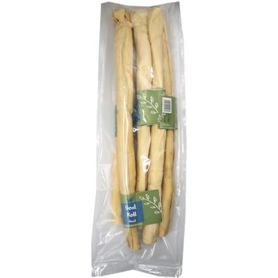 Pure Goat Roll Giant 50cm 5 Pack 100% Natural Dog Chew Air Dried & Hypoallergenic Pure Goat Roll Giant 50cm 5 Pack 100% Natural Dog Chew Air Dried & Hypoallergenic