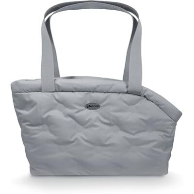Record Sofi Bag for Dogs and Cats Waterproof Dog Transport Box Padded Dog Bag with Safety Lead and Removable Base Up to 6 kg Grey, 37 x 17 x 26 cm Record Sofi Bag for Dogs and Cats Waterproof Dog Transport Box Padded Dog Bag with Safety Lead and Removable Base Up to 6 kg Grey, 37 x 17 x 26 cm