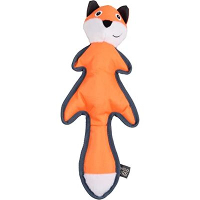 Dehner Wild Nature Outdoor Fox Dog Toy with Squeaker Approx. 42 x 18 x 7 cm Oxford Cotton Orange Dehner Wild Nature Outdoor Fox Dog Toy with Squeaker Approx. 42 x 18 x 7 cm Oxford Cotton Orange