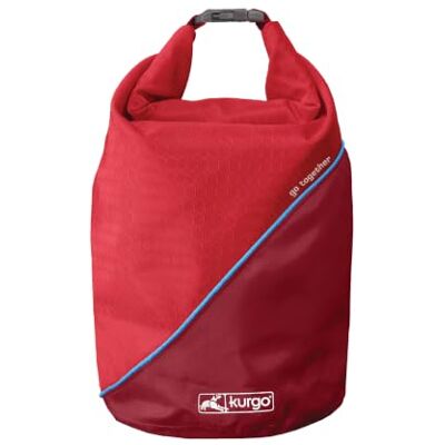 Kurgo Kibble Carrier Portable Kibble Carrier Compact Travel Storage Dog Food Dry Bag Camping Dog Storage 5 lb Capacity Chili Red Kurgo Kibble Carrier Portable Kibble Carrier Compact Travel Storage Dog Food Dry Bag Camping Dog Storage 5 lb Capacity Chili Red