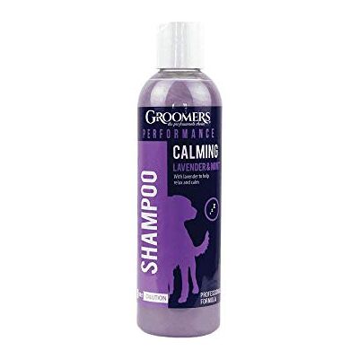 Groomers Performance Soothing & Calming De-Stress Dog Shampoo for Nervous Dogs Lavender & Mint Scented Professional Grooming Essentials Cleaning Concentrated/Dilute 250ml Groomers Performance Soothing & Calming De-Stress Dog Shampoo for Nervous Dogs Lavender & Mint Scented Professional Grooming Essentials Cleaning Concentrated/Dilute 250ml