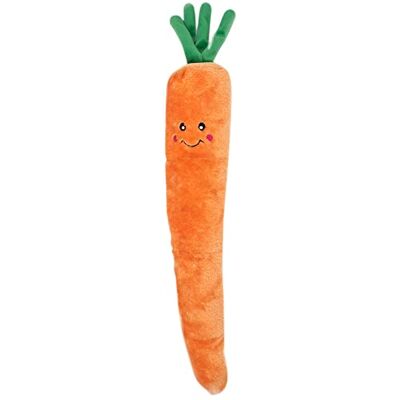 ZippyPaws Jigglerz Zippy Paws Dog Toy for Large and Small Dogs, Squeaky Plush Tug Toy with No Stuffing, Squeaky Veggie Themed Interactive Dog Toys with Crinkle Head and Tail, Carrot ZippyPaws Jigglerz Zippy Paws Dog Toy for Large and Small Dogs, Squeaky Plush Tug Toy with No Stuffing, Squeaky Veggie Themed Interactive Dog Toys with Crinkle Head and Tail, Carrot