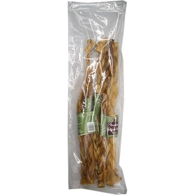 Pure Braided Buffalo Skin Giant 50cm 5 Pack 100% Natural Dog Chew Air Dried & Grain Free Pure Braided Buffalo Skin Giant 50cm 5 Pack 100% Natural Dog Chew Air Dried & Grain Free