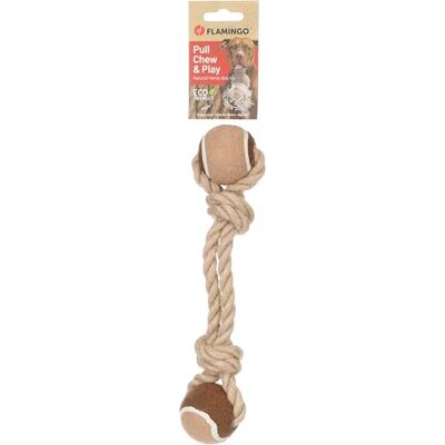 Flamingo DT HEMP KUSH KNOTTED BONE DUOTENNIS BROWN 27x6,8x4,8CM Flamingo DT HEMP KUSH KNOTTED BONE DUOTENNIS BROWN 27x6,8x4,8CM
