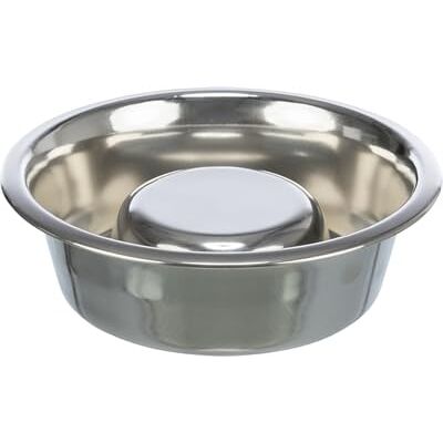 Trixie Slow Feeding bowl, Stainless steel, 1,1 l/ø 21 cm Trixie Slow Feeding bowl, Stainless steel, 1,1 l/ø 21 cm